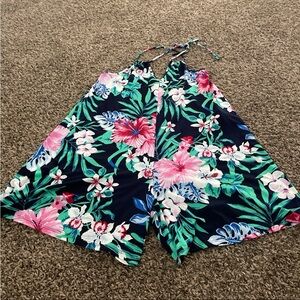 Lularoe Paradise shorts romper medium
